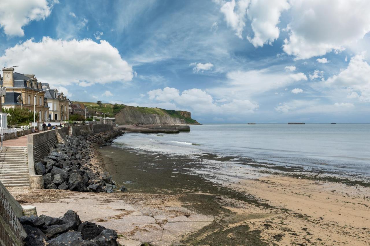 Appartement A 300M De La Plage - Exterieur Commun Asnelles Eksteriør bilde